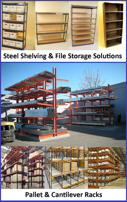 steel shelving & racking